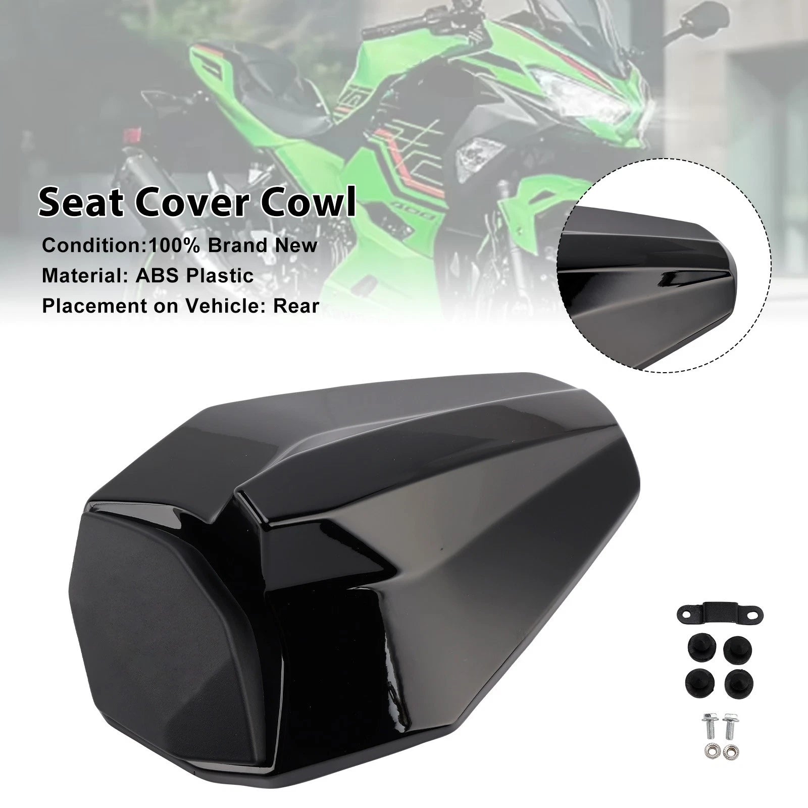 Racing Tail Rear Seat Fairing Cowl for Kawasaki ZX25R ZX4R ZX4RR (2020–2025)