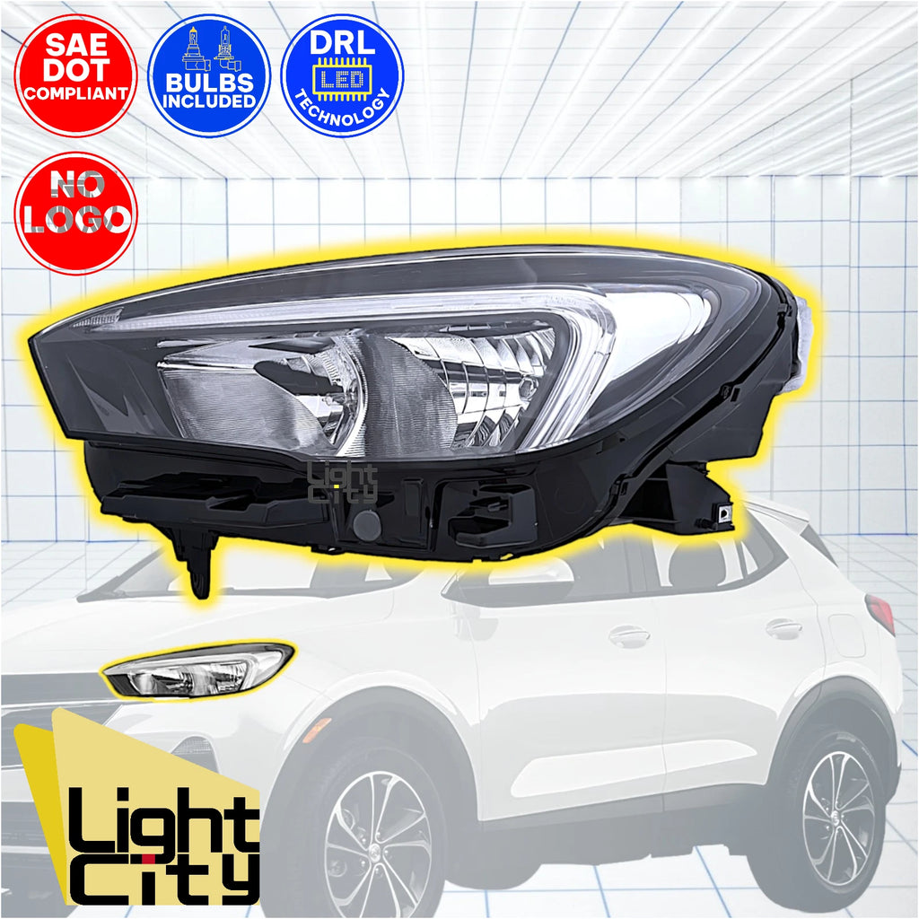 Halogen Headlight for Buick Encore GX (2020–2023) LH w/ LED DRL