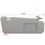 Right Passenger Side Sun Visor for Toyota Highlander (2008–2013)