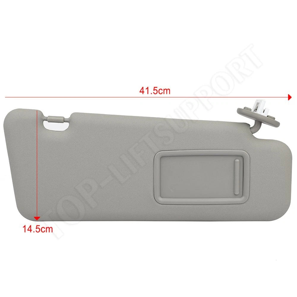 Right Passenger Side Sun Visor for Toyota Highlander (2008–2013)
