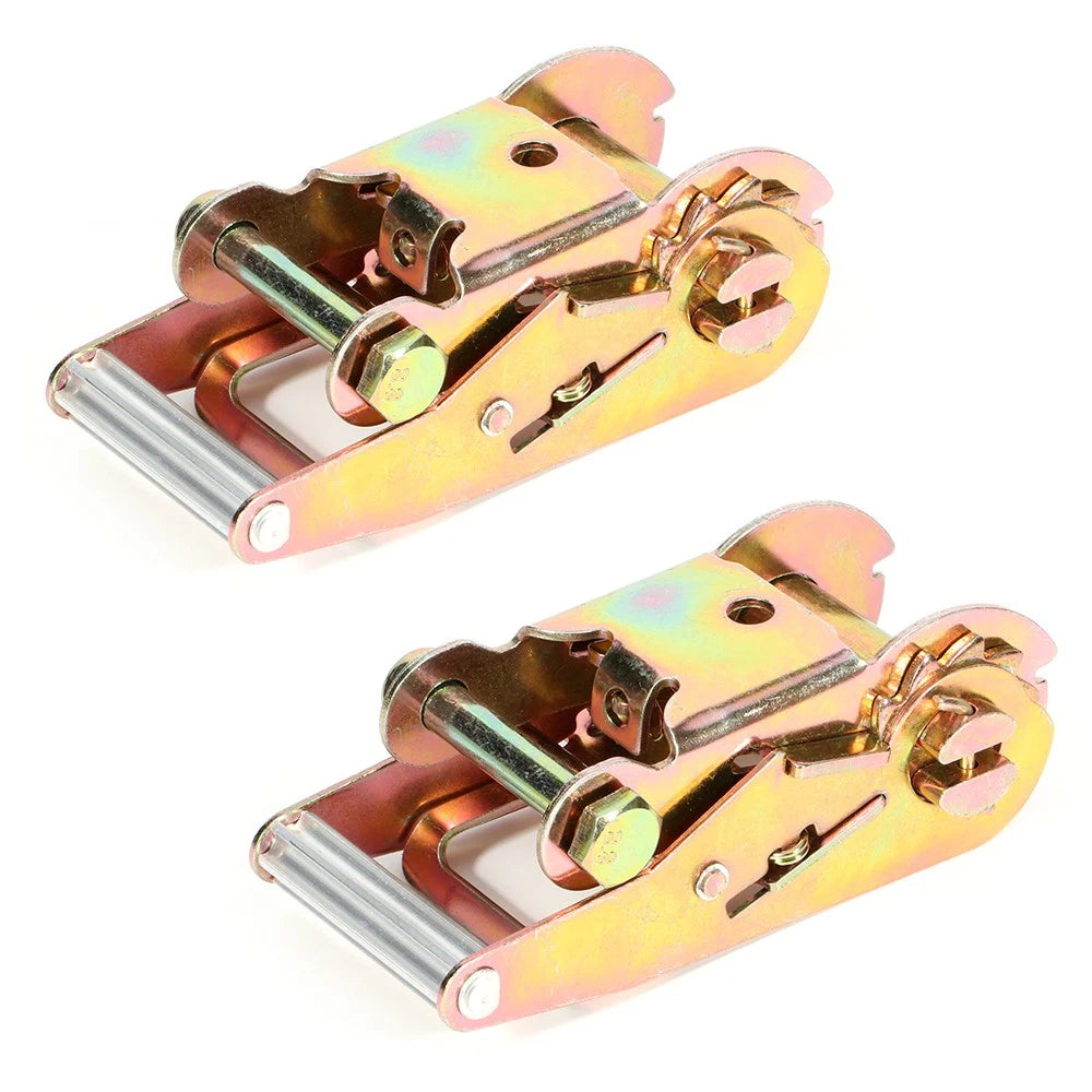 2x 2'' Ratchet Tow Dolly Hauler Straps for Trailer Truck