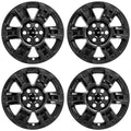 4 Black 18" Wheel Skins Hub Caps Alloy Rim Covers for Nissan Titan SV 2017-2020