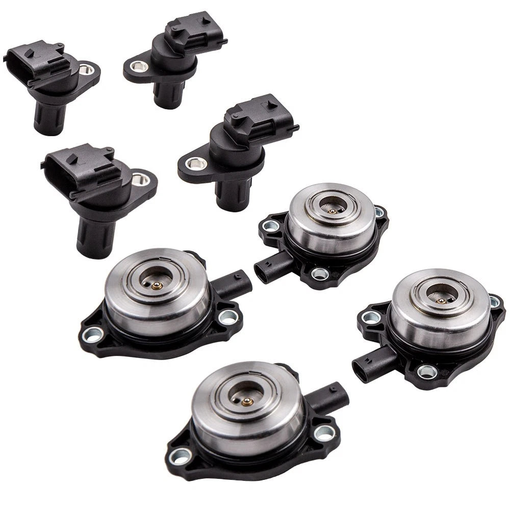 8pcs Camshaft Position Sensor & Adjuster Magnet for Mercedes-Benz CLK350 SL550 (2007–2009)