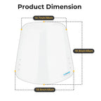 Scooter Windshield Windscreen for Yamaha Zuma 125 (2009–2021)