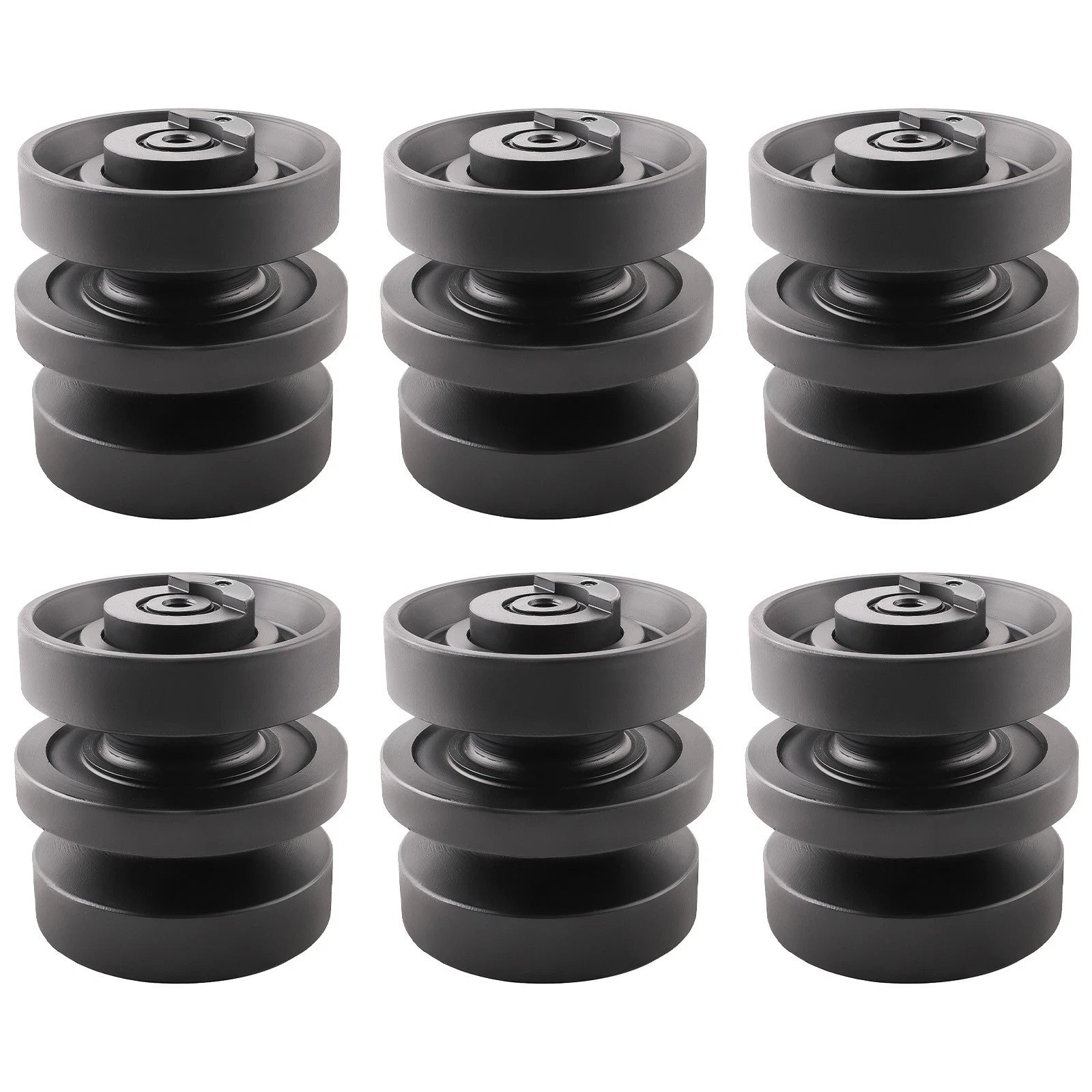 6X Bottom Roller for Kubota SVL65 SVL75 SVL90 SVL95 SVL97 (2015–2023)