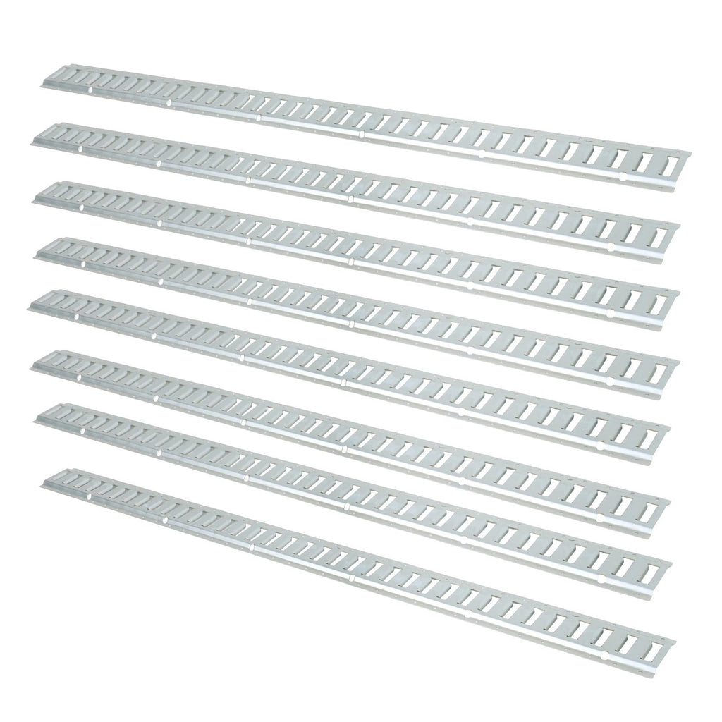 8-Pack E Track Tie Down Rail Kit for Vans Trailers (Universal Fit)