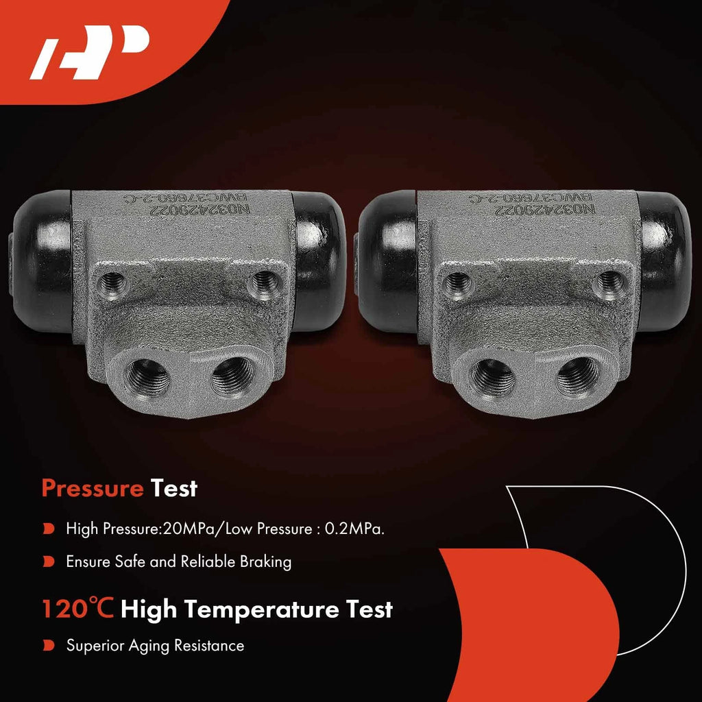 2X Rear Drum Brake Wheel Cylinder for Ford Focus (2000-2011)