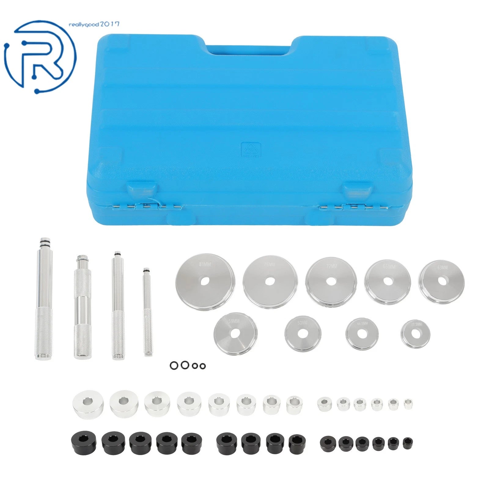 Set of 43 Bushing Seal Installer Remover Tools for Automotive