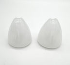 Parking Light Lenses Milky Glass Pair for 1937–1939 Chevy Passenger Car