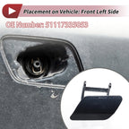 Front Left Washer Nozzle Cover Cap No. 51117335053 for BMW 740i (2013–2015) Blue