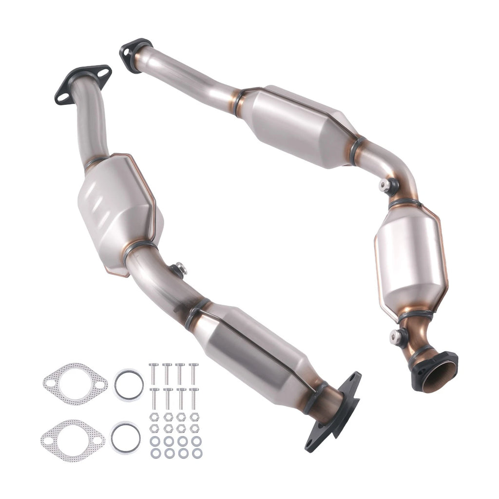 2X Catalytic Converter for Ford Crown Victoria 4.6L (2003–2011) Stainless Steel