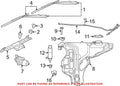 Windshield Wiper Arm Nut for Dodge Grand Cherokee Jeep (OEM)