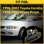 Outer Door Handle for Toyota Corolla, Prizm (1998–2002) - Black, Left Side
