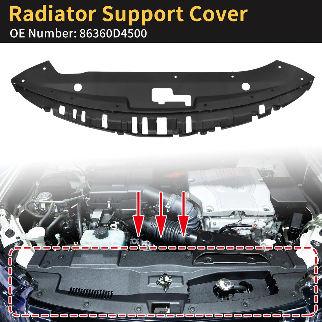 Radiator Support Cover for Kia Optima (2019–2020) No. 86360D4500/86360D5500