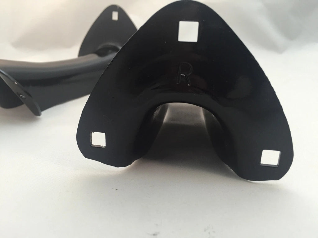 Tail Light Brackets Pair Black Front for Ford Model A (1928–1931)