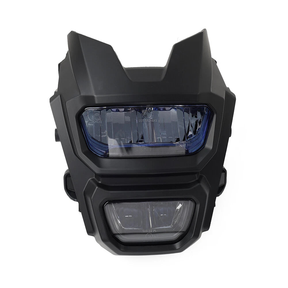 2X Headlight Lamp & Cover for Honda Grom MSX125 (2016–2018) Black