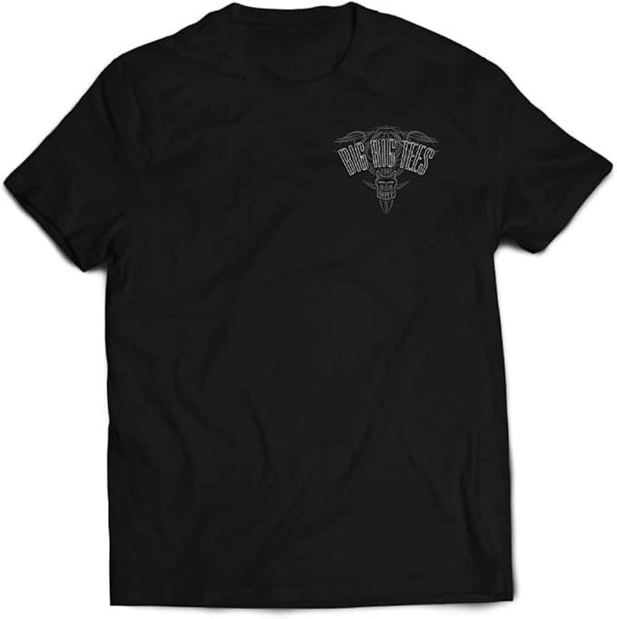 BRT Sketch Art T-Shirt for Big Rig Truckers (Black)