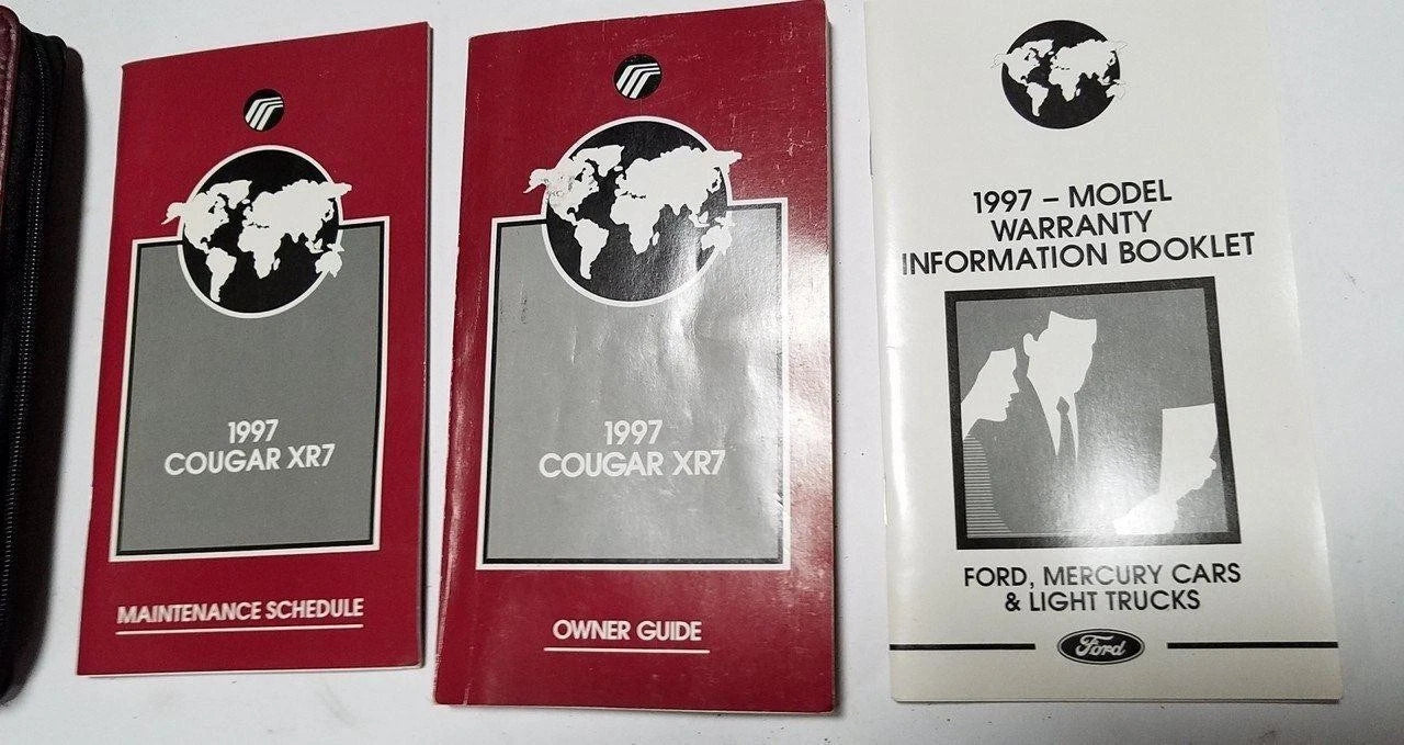 Owners Manual Collection for Cougar XR7 (1997)