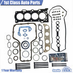 Cylinder Head Gasket Set with 10 Bolts for Pontiac Toyota 1.8L