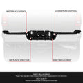 Rear Bumper Step Pad Shell for Ram 2500 3500 (2019–2026) Matte Black ABS
