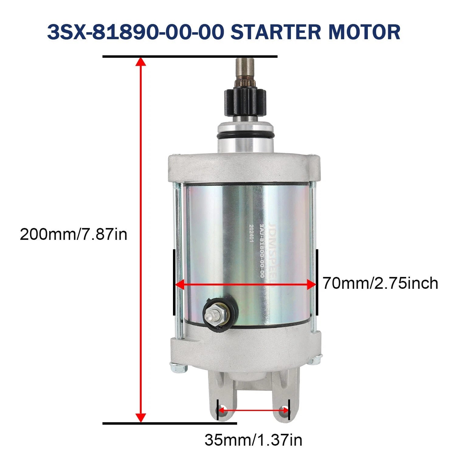Starter for Yamaha XT600E (1990-1995)