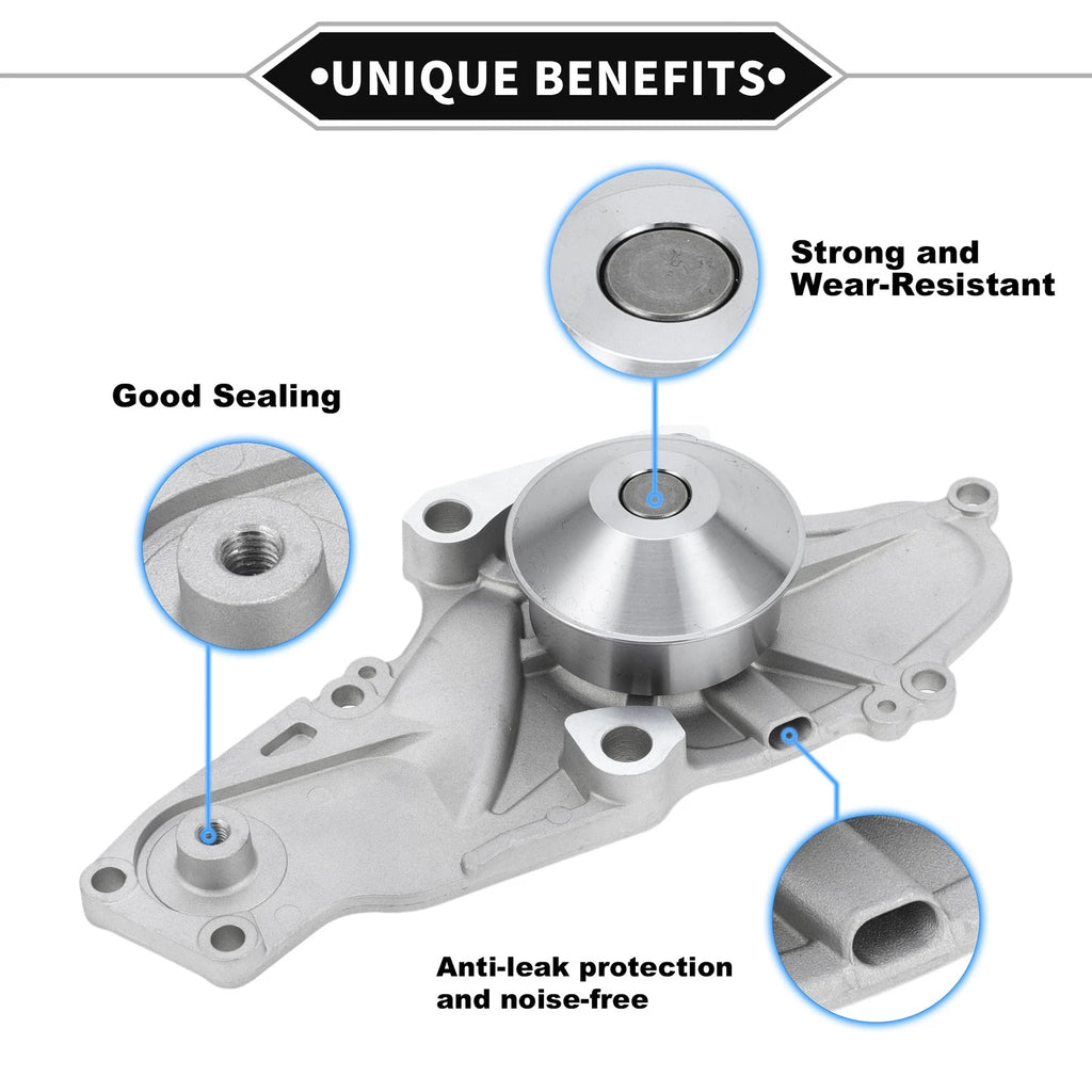 Water Pump for Honda Accord V6 3.0L (2003–2007) No. 19200RDVJ01/19200RCAA01