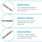4X Glow Plugs for Ford Courier 2.5L WL Diesel Turbo
