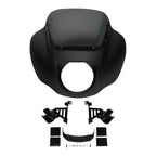 Headlight Fairing with Bracket for Harley Softail Low Rider (2018–2025) Black Denim