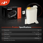 Front Engine Coolant Reservoir with Cap & Hose for Nissan Pickup (1998-2004)