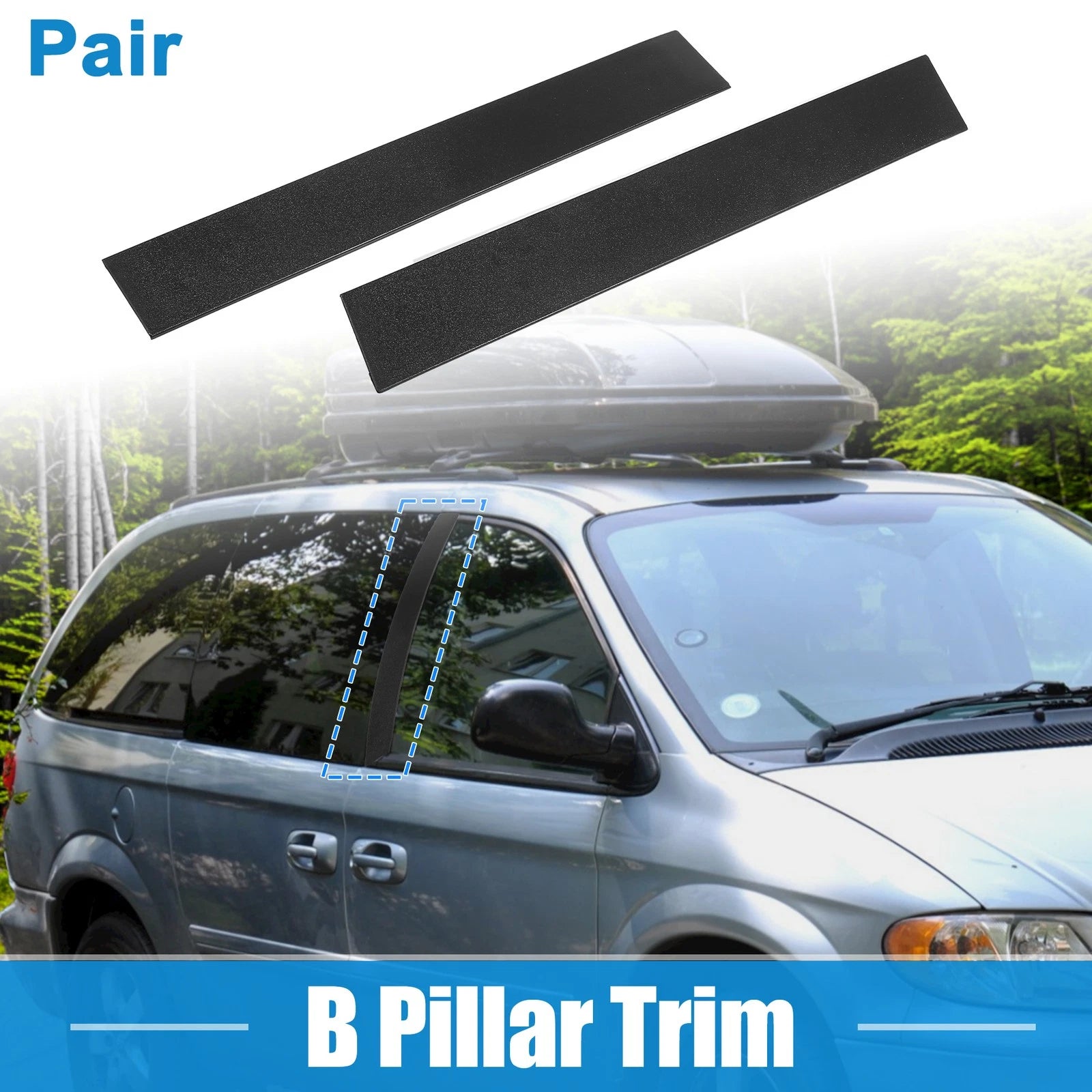 Windshield B Pillar Trim for Chrysler Town & Country, Dodge (2008–2016) 5020664AA