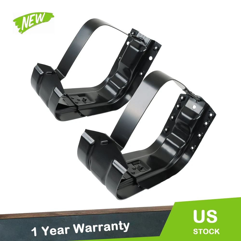 2X Gas Tank Hanger Set with Straps and Welded Nuts for Chevy Pickup (1973–1987)