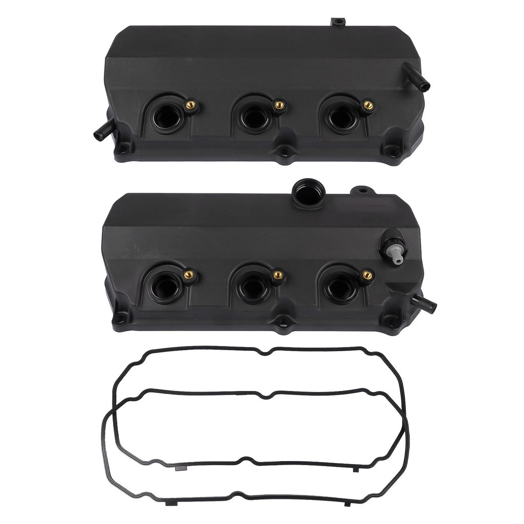 Set of 2 Engine Valve Covers w/ Gasket for Mitsubishi Outlander (2007–2009)