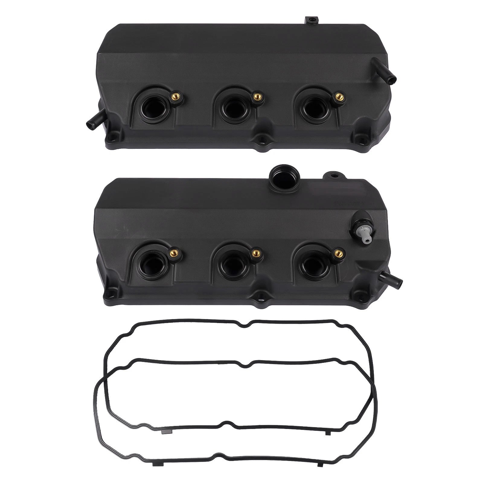 Set of 2 Engine Valve Covers w/ Gasket for Mitsubishi Outlander (2007–2009)