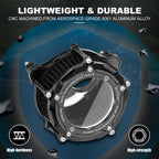 Air Cleaner Intake Filter w/ LED Strip for Harley Street Glide (2014–2023)