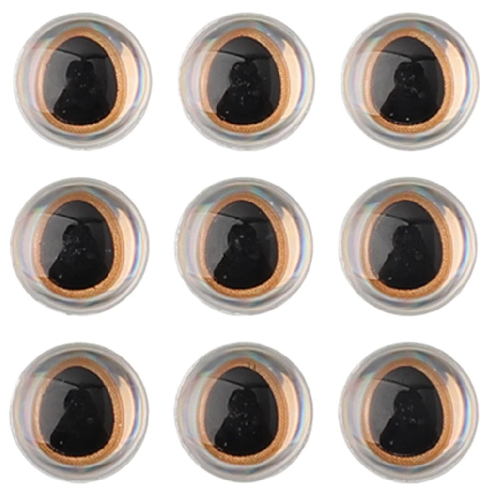 Set of 100 3D Holographic Fishing Lure Eyes 6/8/10/12mm