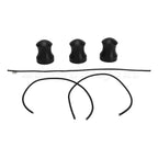 Set of 2 Snagless Push Pole Holders for Flats Fishing Skiff Boat