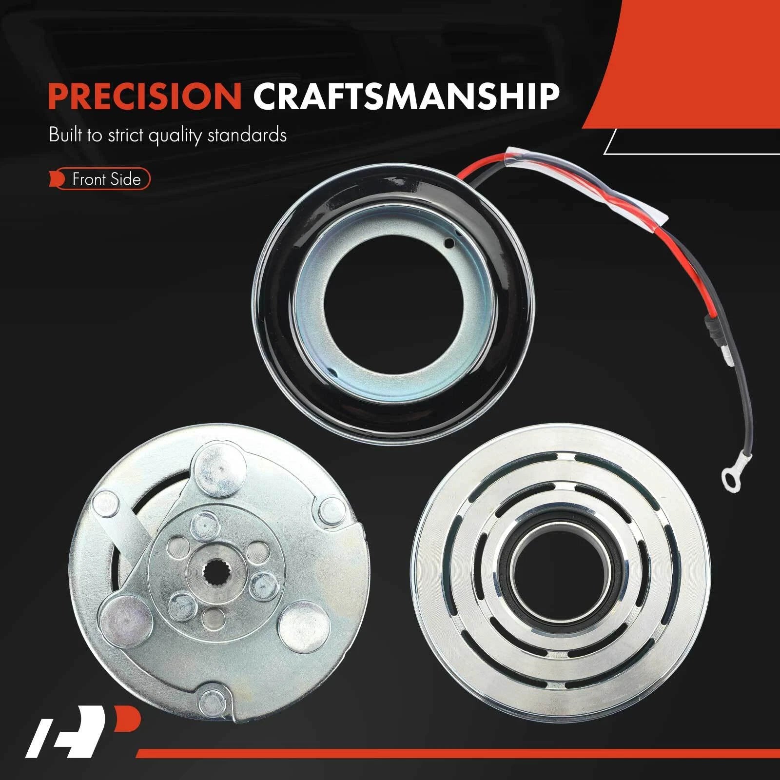A/C Compressor Clutch Kit for Honda CR-V, Civic, Civic del Sol (1997–2001)