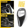 Gear Shift Knob Cover Trim for BMW X3 X4 X5 X6 F25 F26 F15 (2011–2019) Carbon Fiber