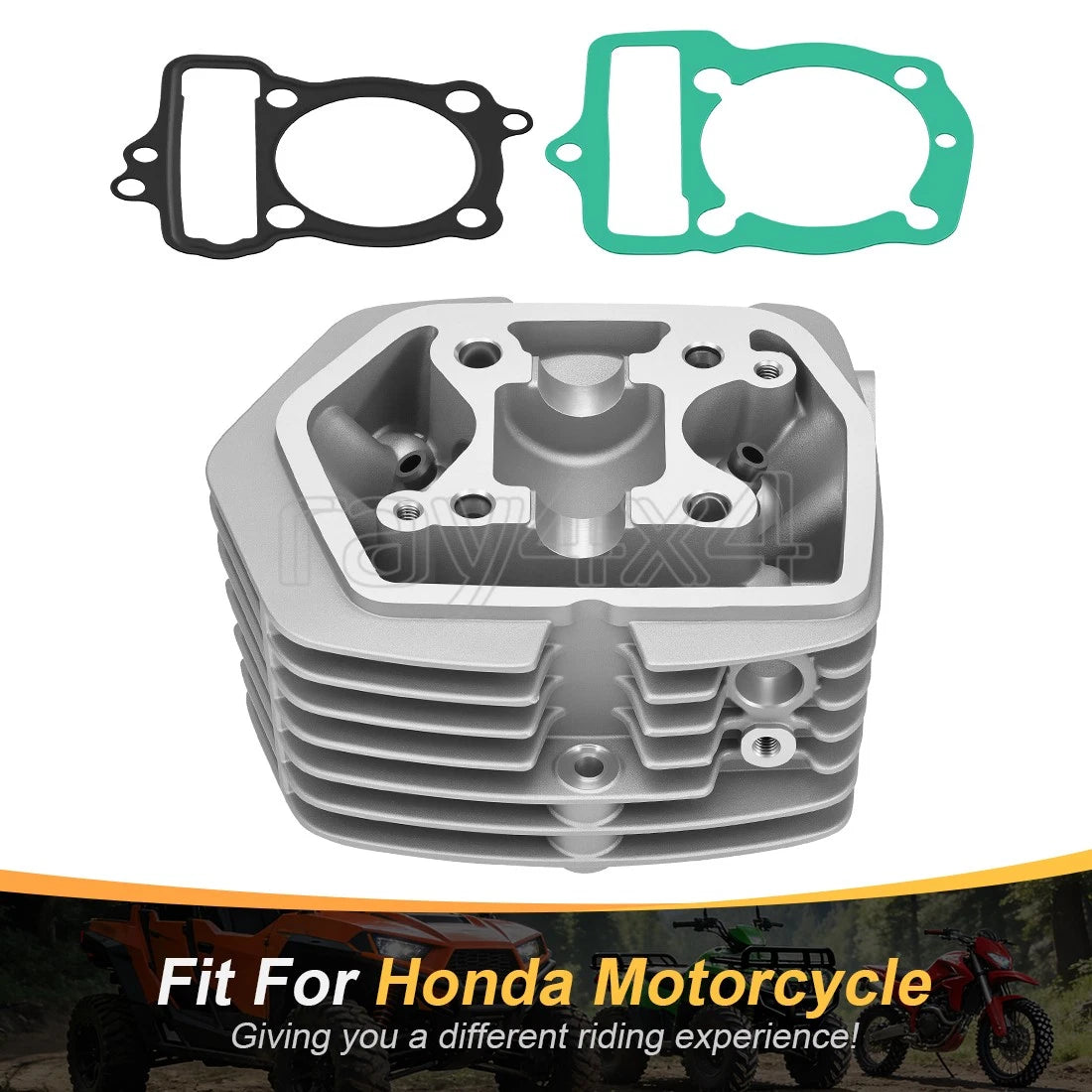 Cylinder Head w/ Gaskets for Honda XR100R (2001–2003) CRF100F (2004–2013) 12200-KN4-A61