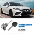 Set of 1 Door Lock Cylinder with Key for Toyota Camry (2002–2006) No.6905206010