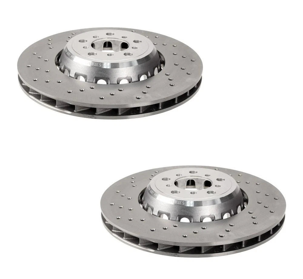 2X Rear 370mm Disc Brake Rotors for BMW F97 X3 F98 X4 (2018–2023)