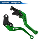 Adjustable Short Brake Clutch Levers for Honda Fury/VTX1300CX (2009–2018) Green