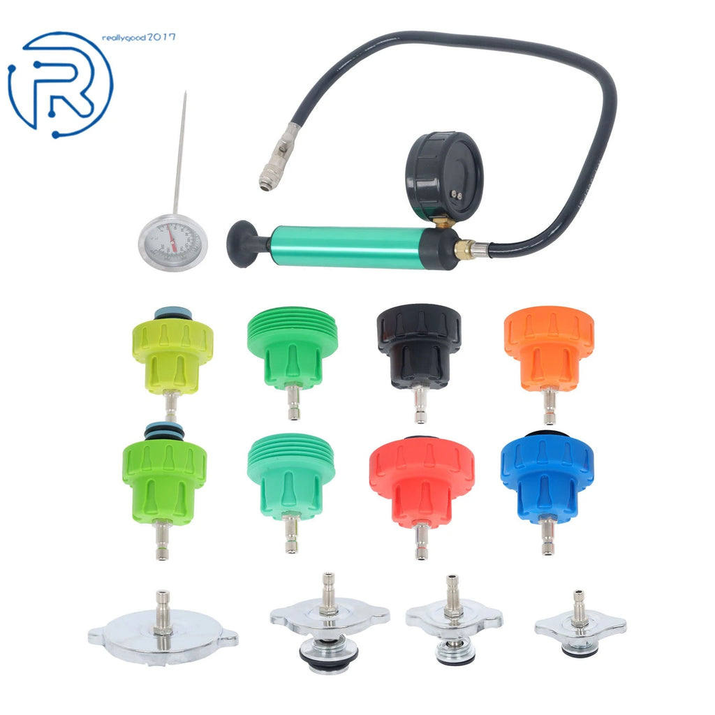 14pcs Radiator Coolant Pressure Tester for Universal Vehicles