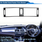Air Condition Outlet Vent Trim Cover Frame for BMW X5 E70 (2007–2013) Black