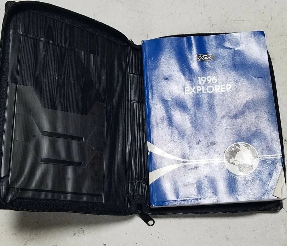 Owners Manual with Case for Ford Explorer (1996)