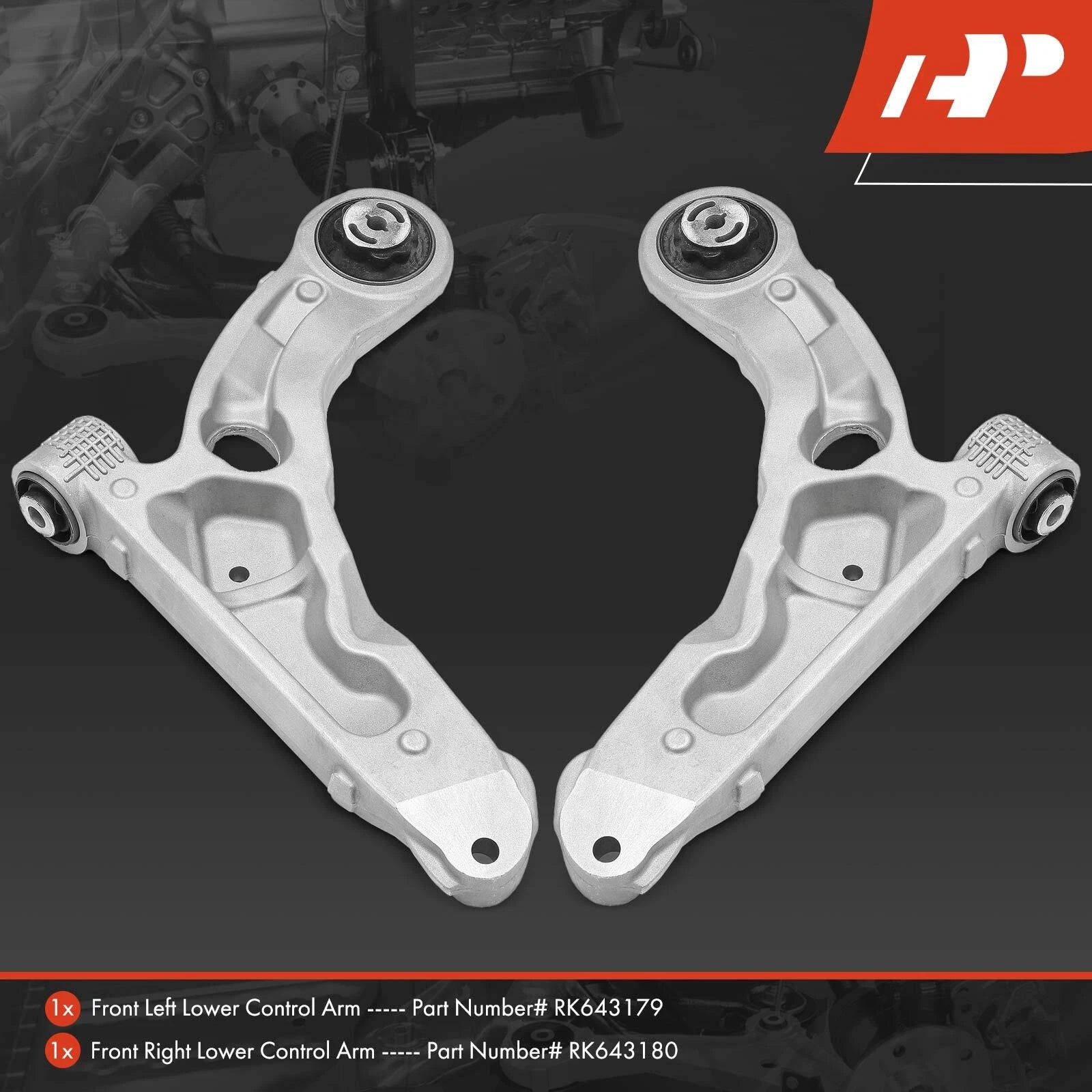 2X Front Side Lower Control Arm for Jeep Cherokee (2014-2018)