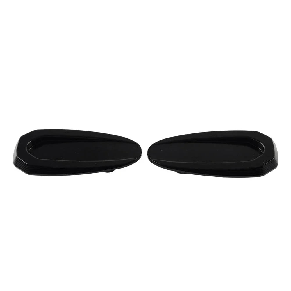 Rearview Mirror Block Off Base Plates Cover Black for BMW S1000RR (2020-2023)