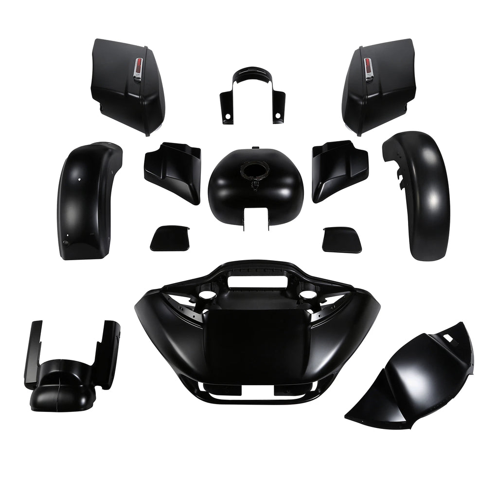 Fairings Body Work Kit for Harley Road Glide Special (2018–2024) Black Denim