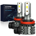 2X AUXITO H8 H11 H9 Fog Light Bulbs 6000K White LED for Driving (L3 EXV)