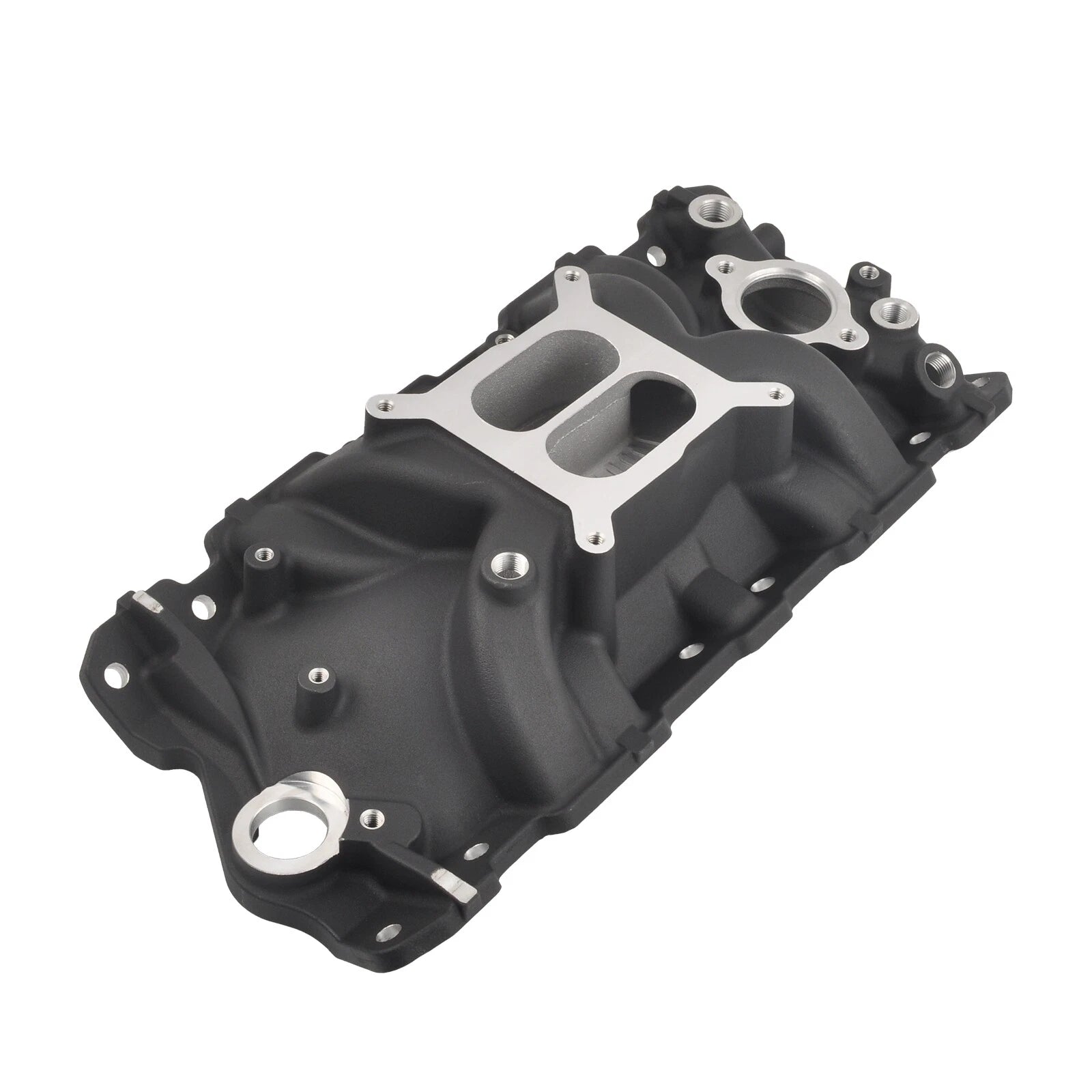 Aluminum Dual Plane Intake Manifold for SBC Chevy 305 327 350 383 (1955–1986)